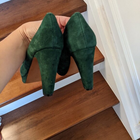 Miss Sixty green suede heels size 39 - Picture 7 of 9